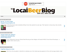 Tablet Screenshot of localbeerblog.com